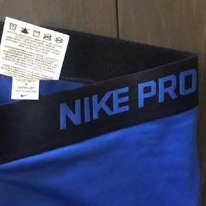 Dri Fit Nike Pro Blue Spandex